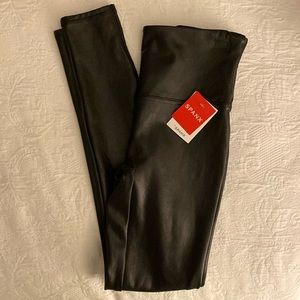 SPANX Faux Leather Leggings